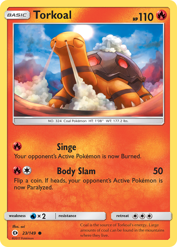 Sun & Moon Torkoal #23/149